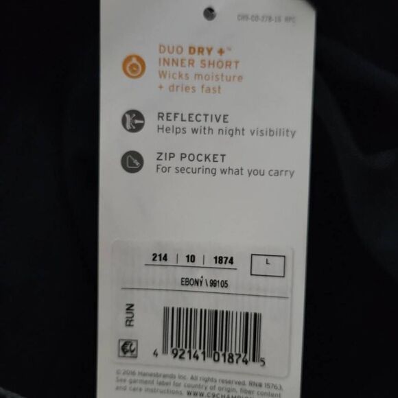 Champion Women's Size Large Black Duo Dry Athletic Skirt with Shorts - Picture 4 of 7